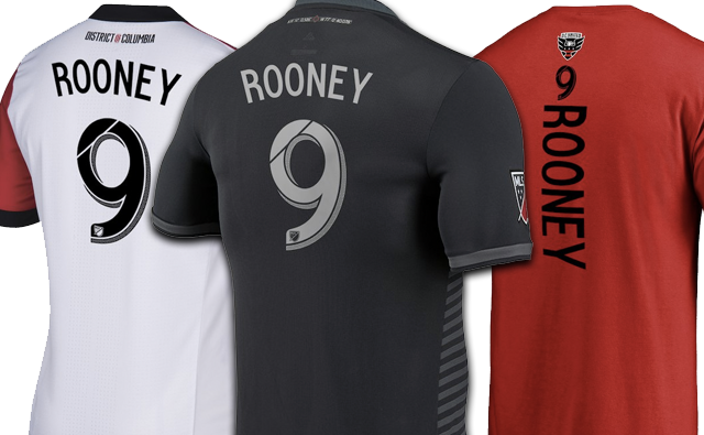 wayne rooney dc united jersey