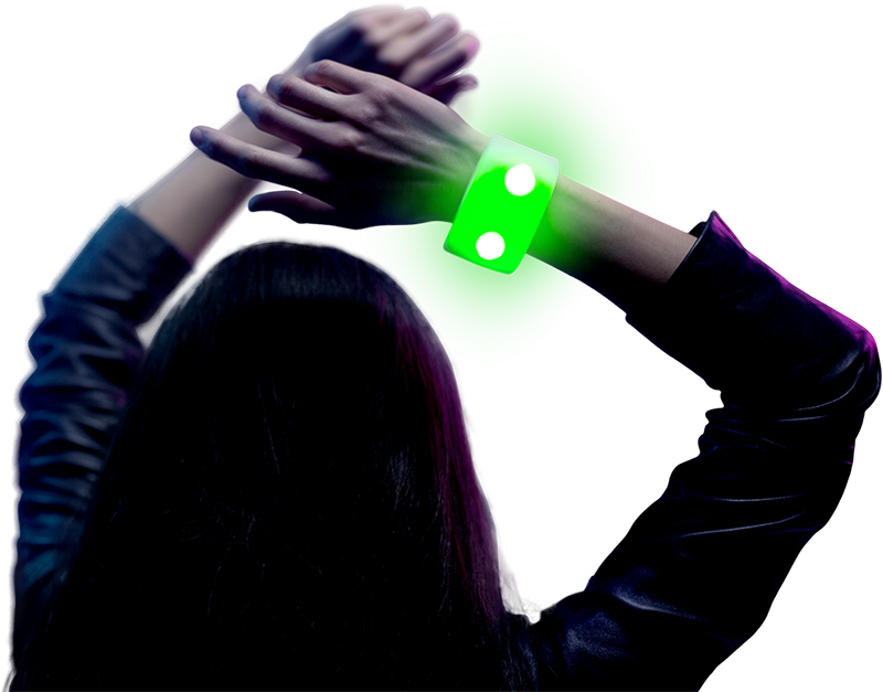 Wristband - Glow Motion Wristband (800x627), Png Download