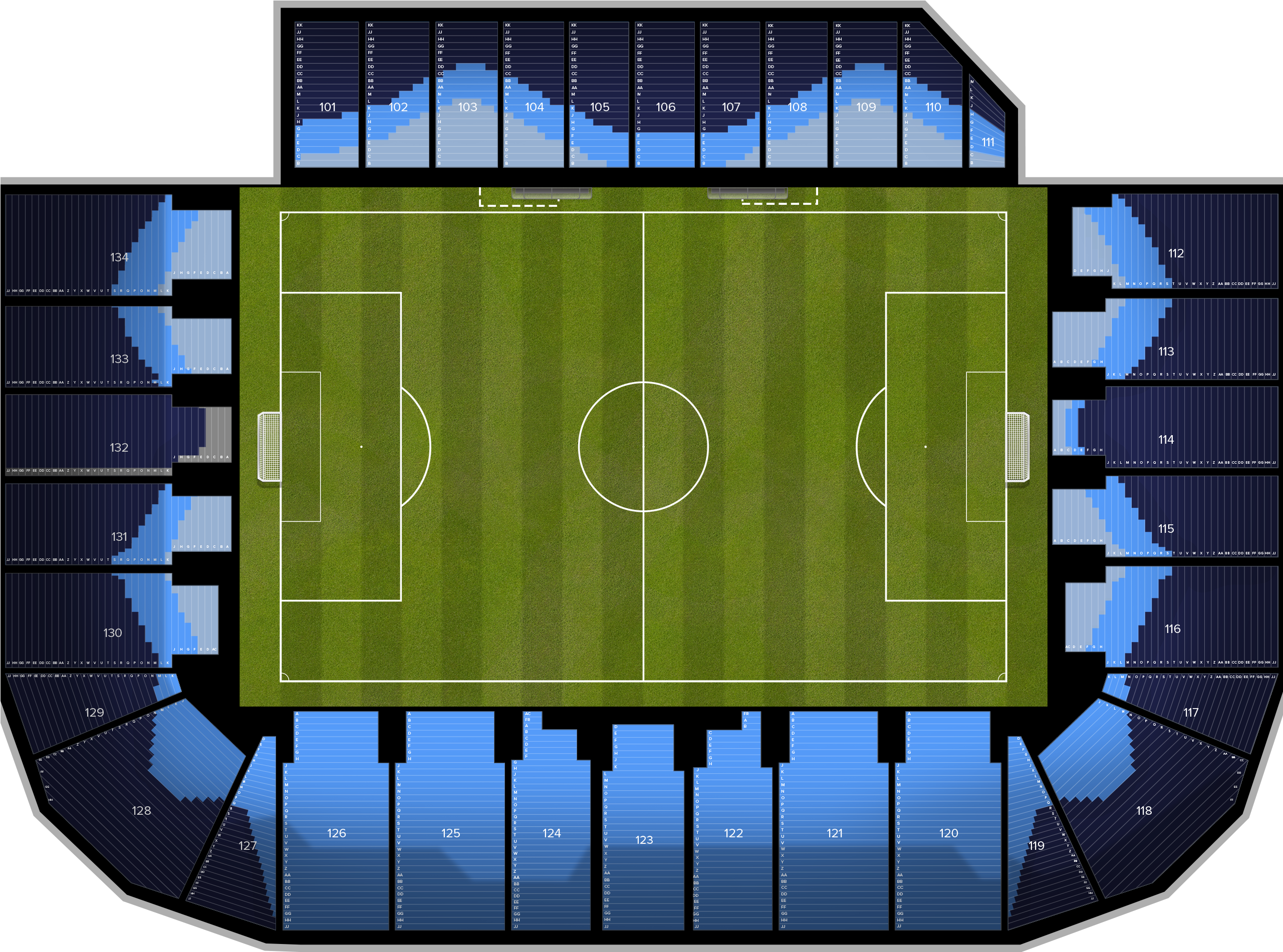 New York Red Bulls At Montreal Impact At Stade Saputo - Soccer-specific Stadium (2560x1936), Png Download