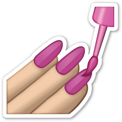 Why Are You Gonna Ask Me If I Want Round Or Square - Emoji Whatsapp Make Up (630x466), Png Download