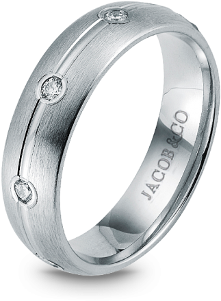 Description - Jacob & Co Wedding Band (490x490), Png Download