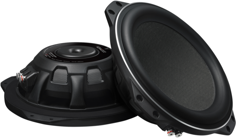 Car Audio System - Kenwood Excelon Xr-w10f Shallow-mount 10" 4-ohm Subwoofer (800x586), Png Download