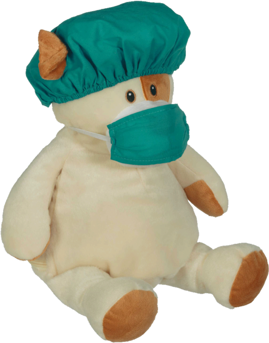 Hospital Hat & Mask Set, Green - Hat (720x720), Png Download
