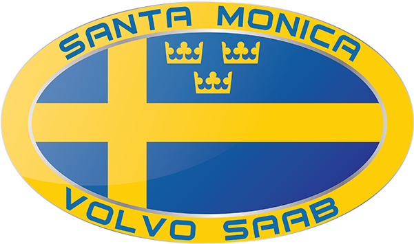 Sm Volvo Saab - Monica Logo Car (600x363), Png Download