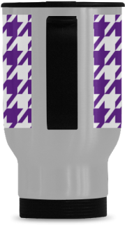 Royal Purple And White Houndstooth Classic Pattern - Redding (500x500), Png Download