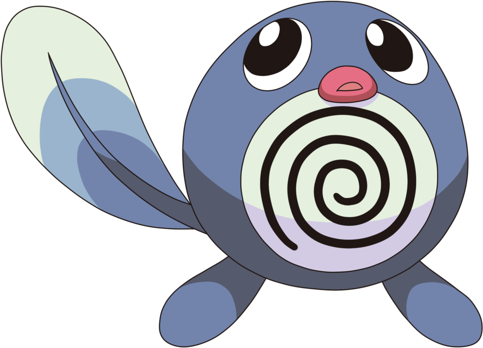 Cliparts Similar To Axolotl Clipart Pokemon - Poliwag Png (1024x767), Png Download