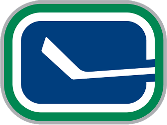 Nhl's Vancouver Canucks - Vancouver Canucks Stick Logo (600x441), Png Download