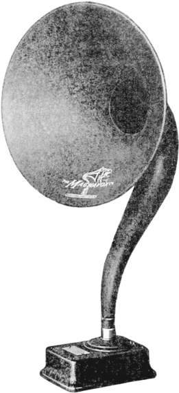 Magnavox Horn Loudspeaker - Loudspeaker 1915 (299x600), Png Download