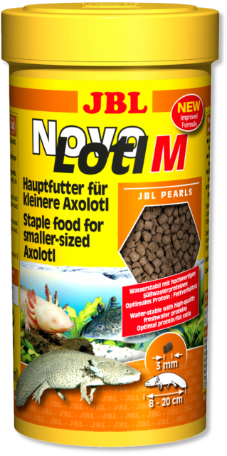 Jbl Novolotl M Axolotl Food 250ml - Axolotl Pellets Jbl (319x640), Png Download