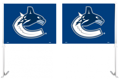 Vancouver Canucks Premium Orca Car Flag - Vancouver Canucks (400x400), Png Download