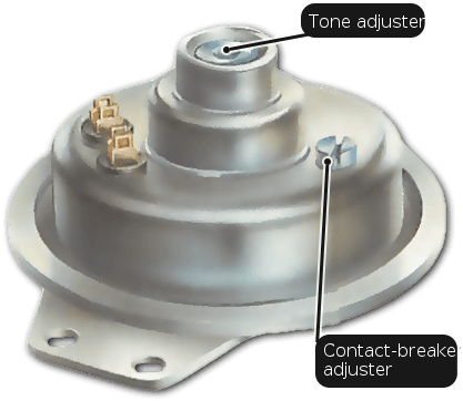 Car Horn Inside (448x385), Png Download