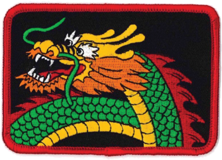 1393 Dragon Face Patch 4"w - Emblem (600x600), Png Download