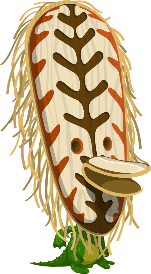 Mask (500x905), Png Download