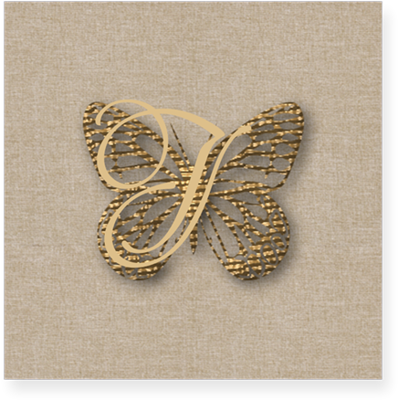 Cute Gold Butterfly Sticker On Cafepress - Motif (460x460), Png Download