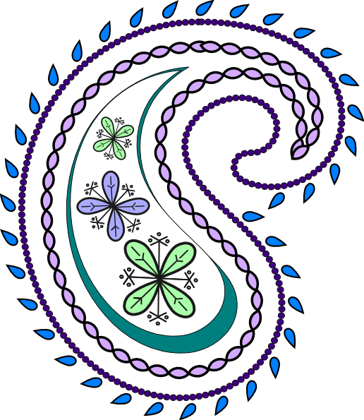 Original Png Clip Art File Paisley Svg Images Downloading (516x595), Png Download
