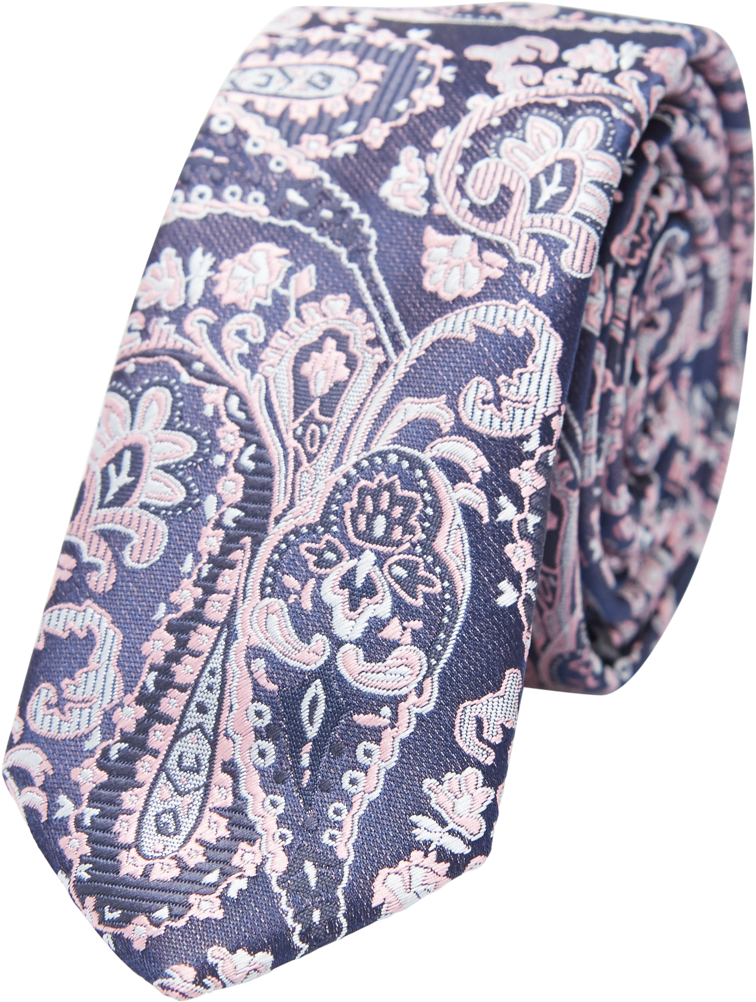 Yd. - Yacu Pocket Square - Ties (paisley Navy) (3000x3000), Png Download