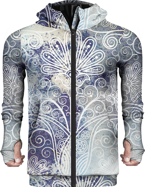 Zip Up Hoodie Paisley Pattern - Karma: Karma Journal, Karma Notebook, 150 Lined Pages, (600x774), Png Download