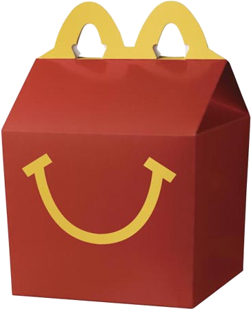 Happy Kids Box - Mcdonalds Happy Meal Sad (400x495), Png Download