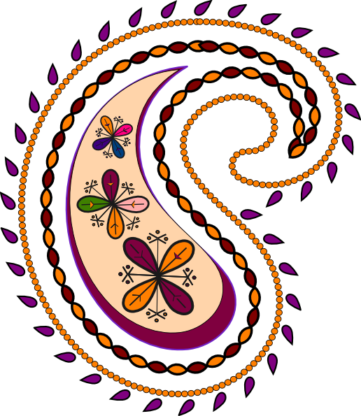 Original Png Clip Art File Paisley Svg Images Downloading (516x595), Png Download