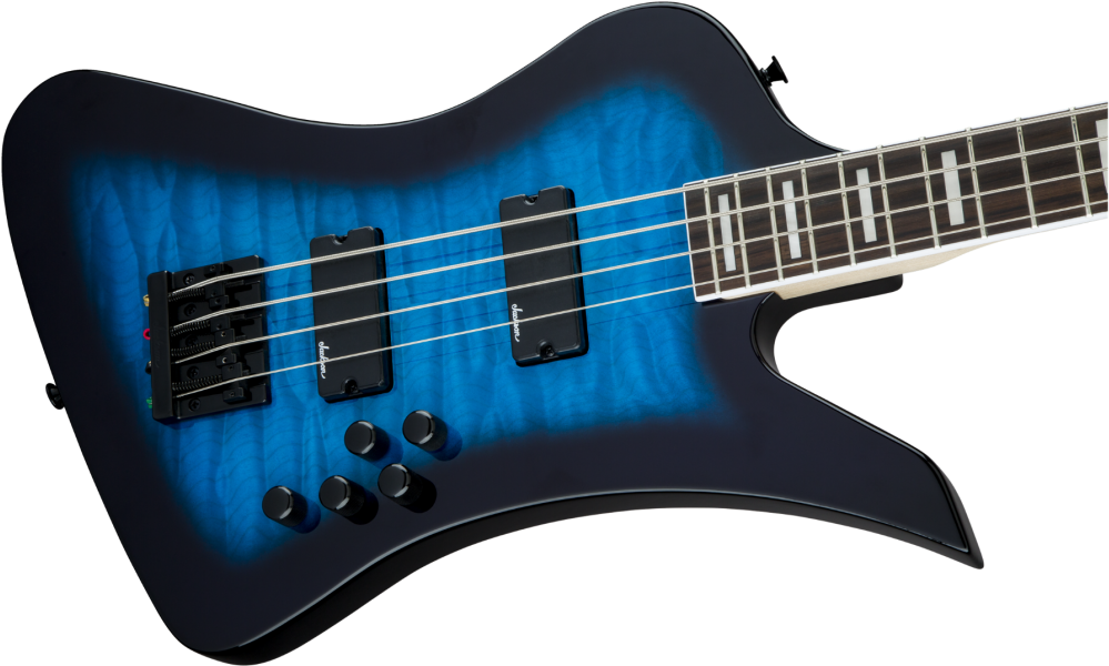 Loading Images - Jackson Js2 Kelly Bird Electric Bass Guitar Tobacco (1000x1000), Png Download