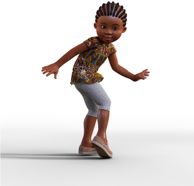 Child, Dark, Girl, Smile, Kids, Shadow, Happy, Pose - Naomi: You Gotta Love Her!! (617x720), Png Download