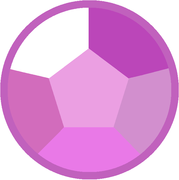 Rose Cuartz Gem Cloud Arena Palette - Steven Universe Gemstones (600x604), Png Download