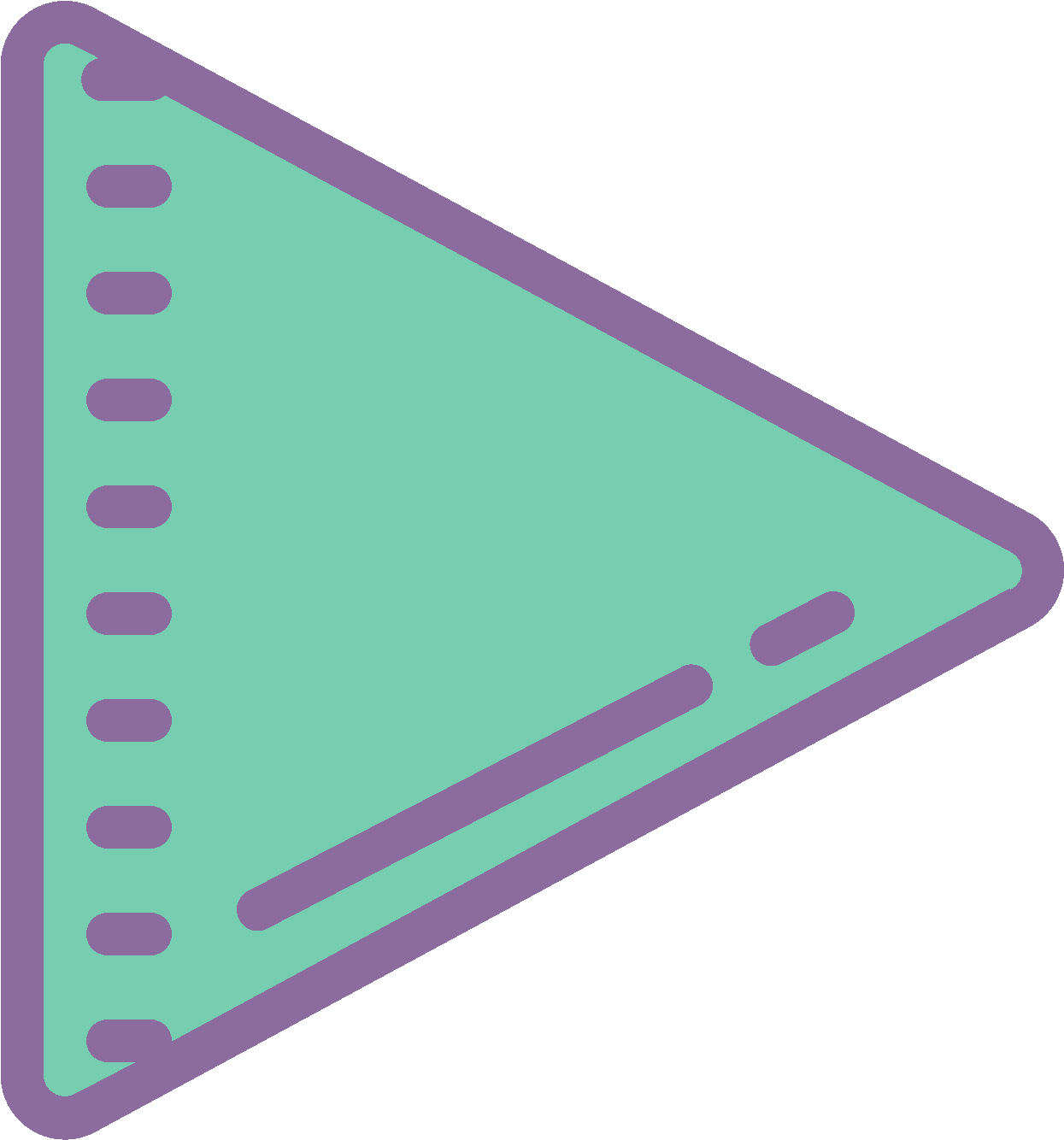 This Is A Picture Of The Play Button That You Would - Sign (1600x1600), Png Download