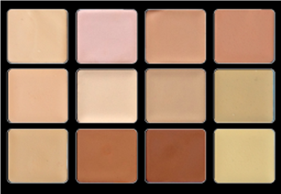Viseart Corrector, Contour, Camouflage Hd Palette - Highlighter (575x575), Png Download