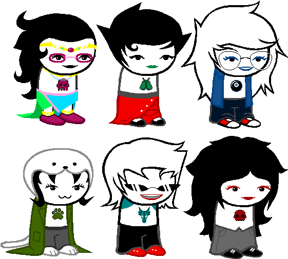 Sprite Edits- Human Troll Girls - Hiveswap (580x520), Png Download
