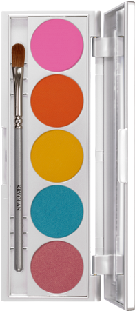 Kryolan Shades Are Eye Shadows In An Elegant Mirror - Kryolan Hd Makeup Products (350x450), Png Download