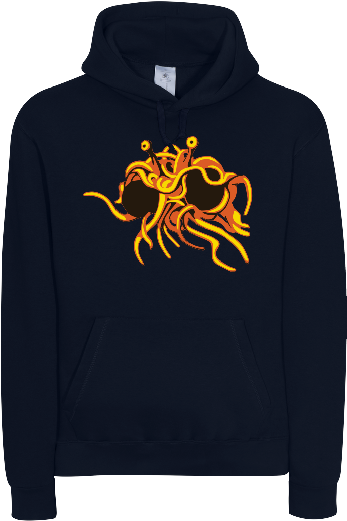 Flying Spaghetti Monster Sweatshirt B&c Hooded - Mp Hoodie Miguel Pablo (1044x1044), Png Download