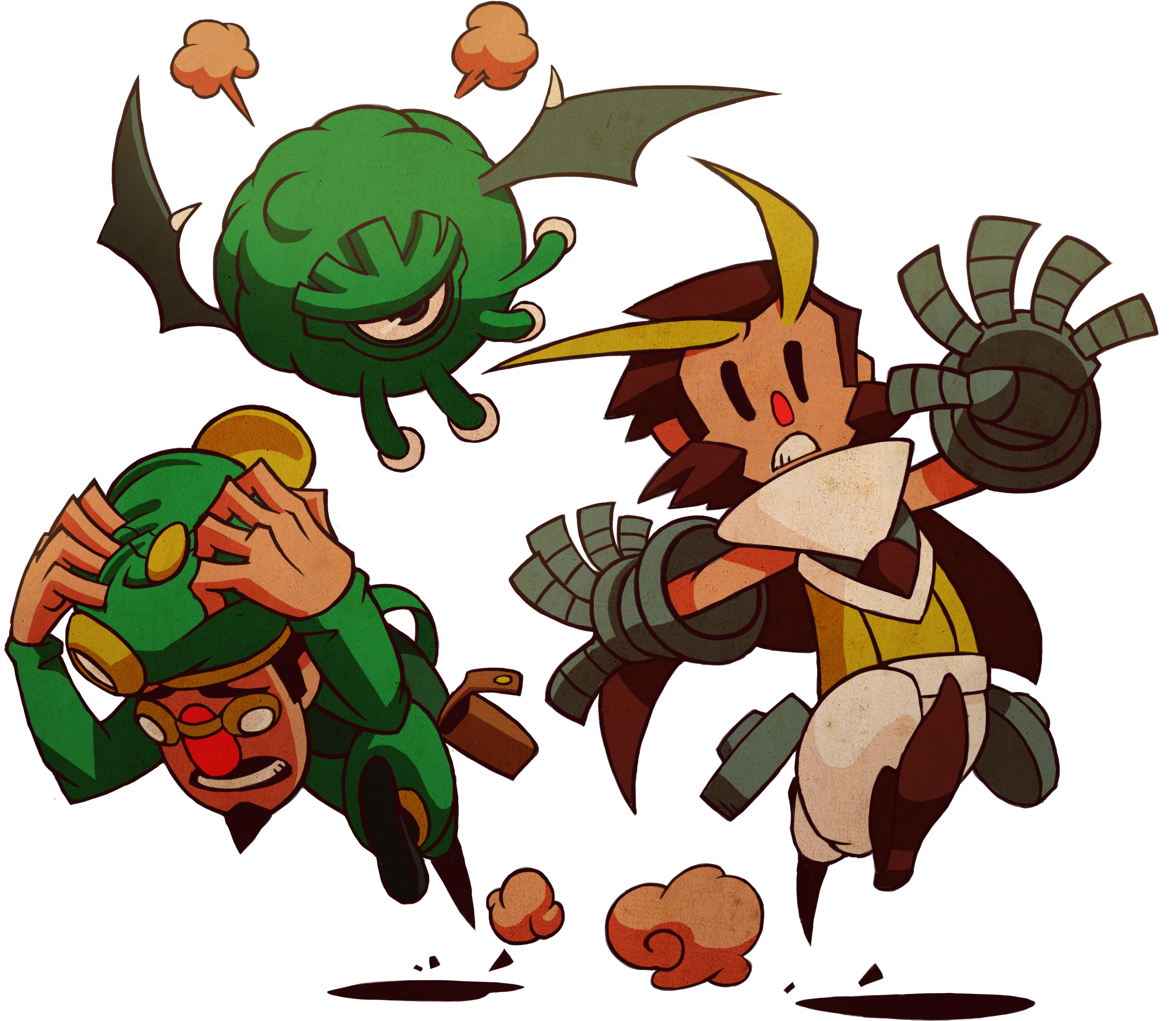 Otus Running - Owlboy Otus (2686x2236), Png Download