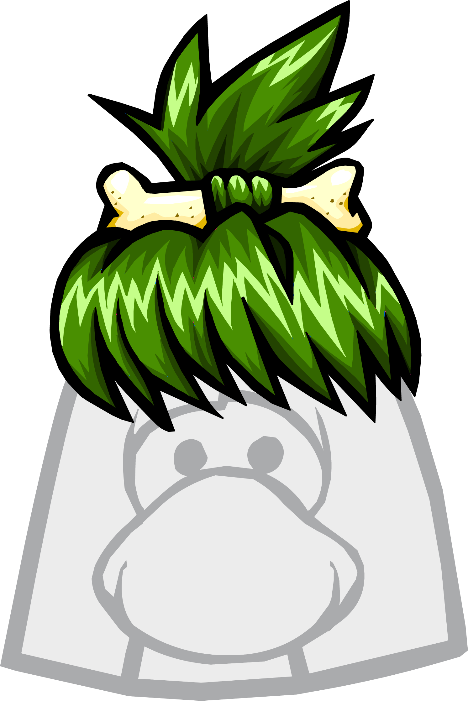 The Fern Fuzz Clothing Icon Id 675 Updated - Club Penguin The Flip (1493x2237), Png Download