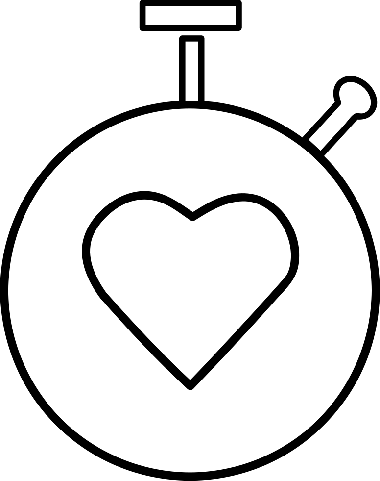 Heart Beats Controller Outline - Frases La Vida Es Aqui Y Ahora (776x981), Png Download