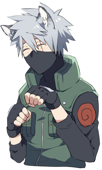 #anime #animekawaii #kakashihatake #kakashi #аниме - Kakashi Neko (681x600), Png Download