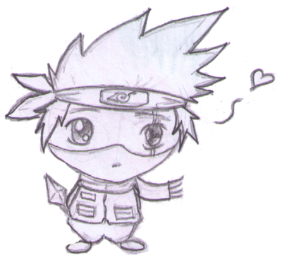 Kakashi's Most Distinguishing Ability Is His Sharingan, - Cartoon (400x361), Png Download