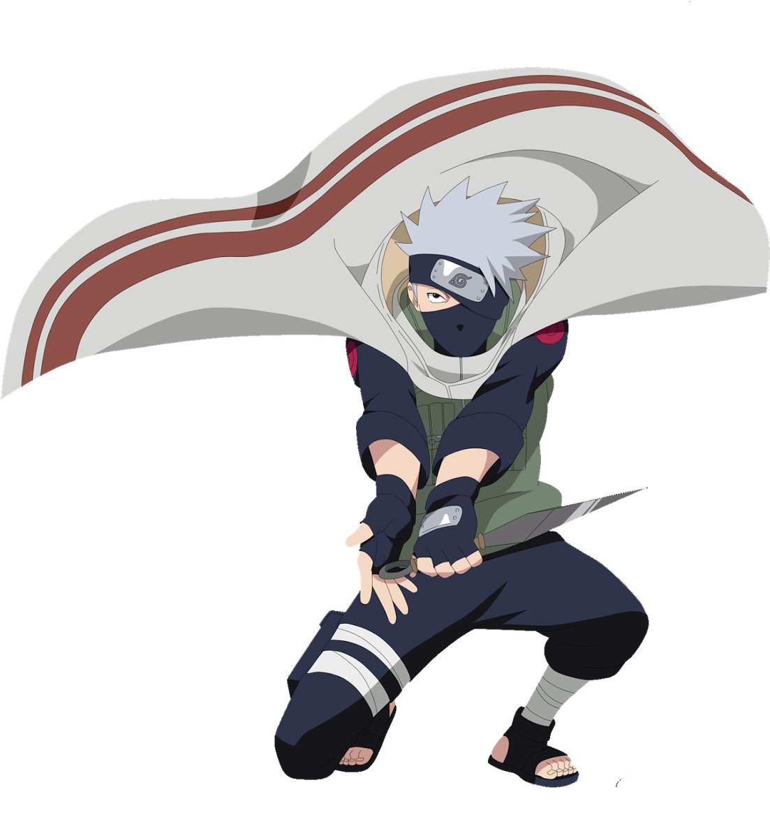 Render Kakashi Hatake - Kakashi Hatake Render (1214x1600), Png Download