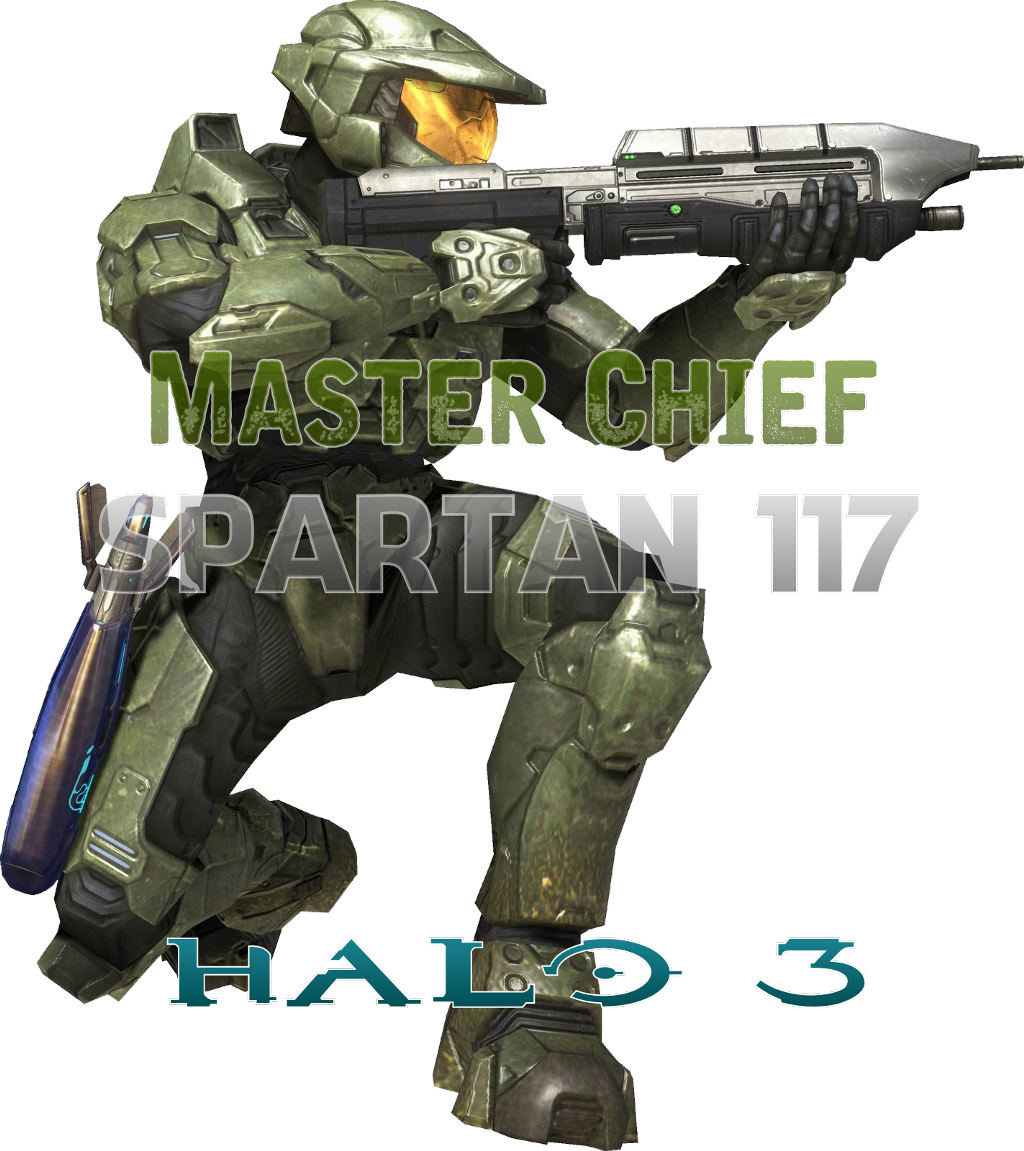 Halo 3 Johnson Master Chief Spartan 117 John Halo Halo3 - Master Chief No Background (1024x1151), Png Download