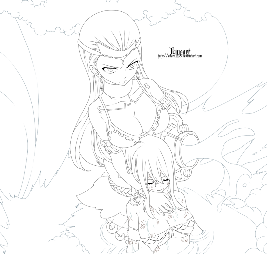 Clip Free Aquarius Drawing Anime - Line Art (918x871), Png Download