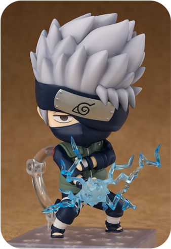 Naruto Shippuden Kakashi Hatake Nendoroid (500x500), Png Download
