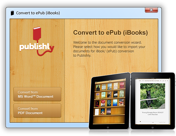 Easy Ibook And Epub Conversion With Publishly - Ibooks Windows (575x440), Png Download