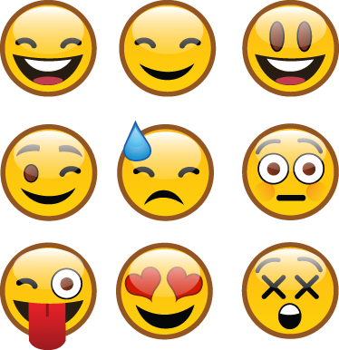 Whatsapp Emoji Sticker - Design For All (374x386), Png Download
