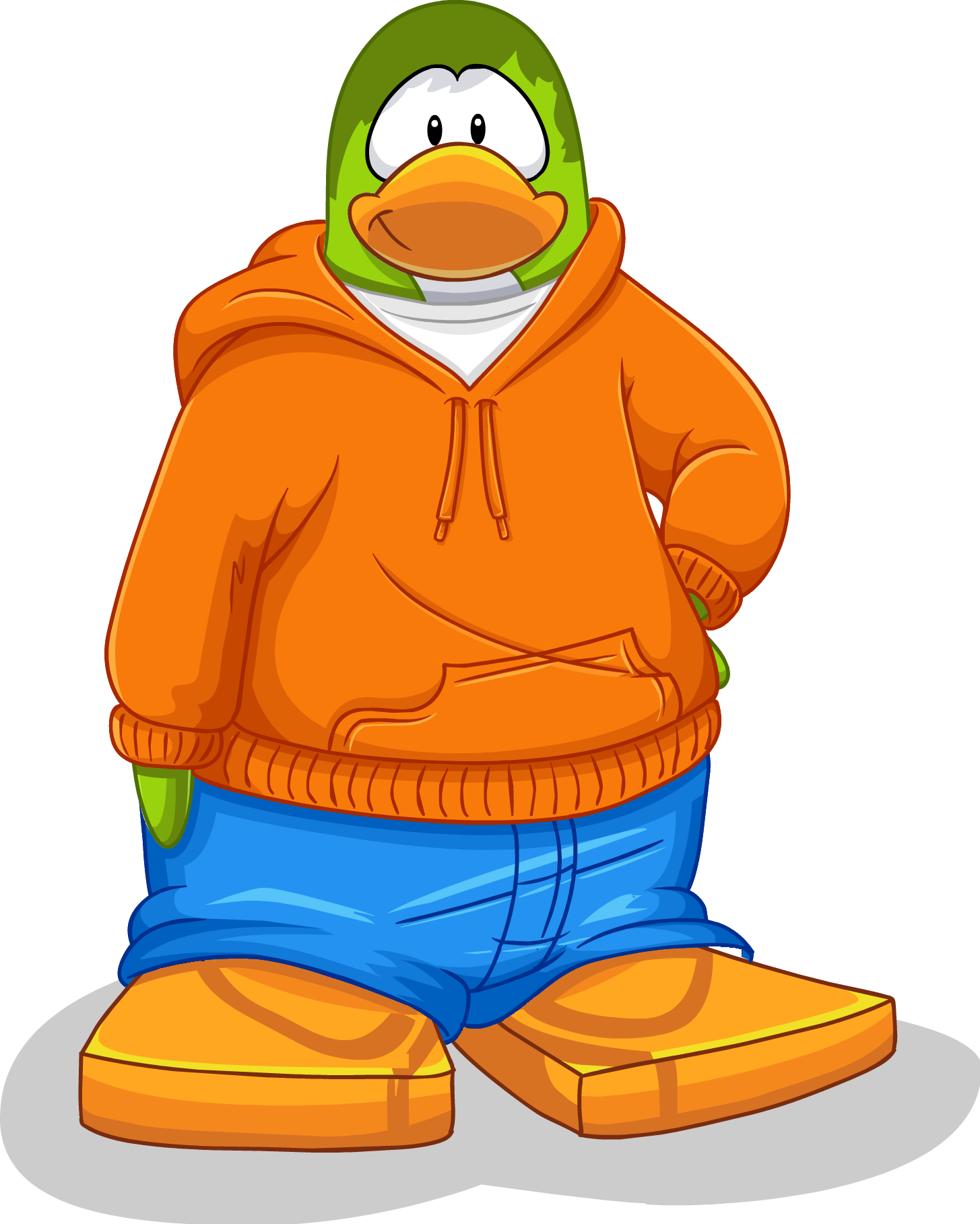 Penguin Style June 2013 Cover Boy Penguin Shirt - Club Penguin Penguin Boy (1455x1817), Png Download