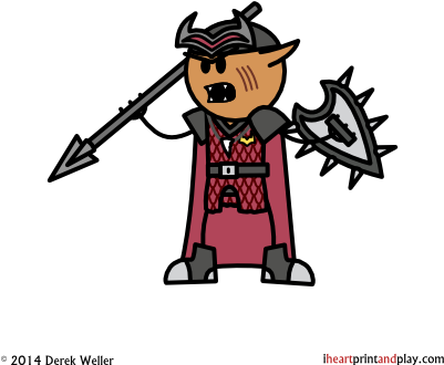 Hobgoblin Warchief T - Portable Network Graphics (400x400), Png Download