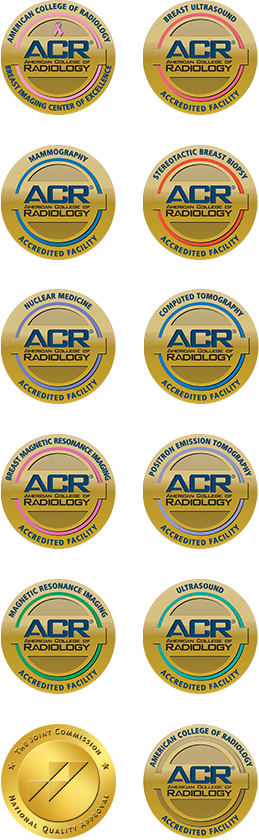 All Locations Are Acr Accredited - American College Of Radiology (259x840), Png Download