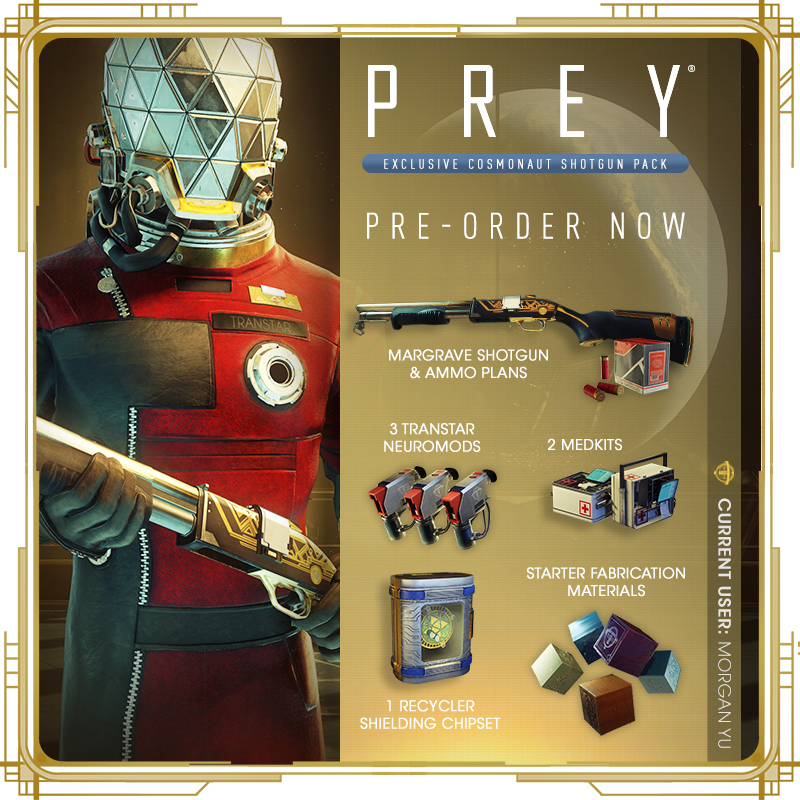 Cosmonaut Shotgun Pack Infographic - Prey Cosmonaut Shotgun Pack (800x800), Png Download