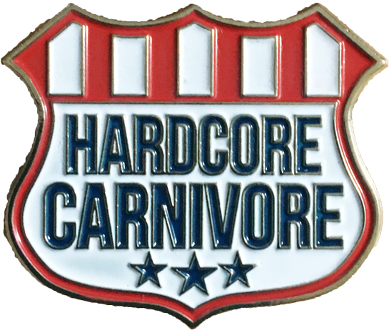 Pin's Hardcore Carnivore (665x600), Png Download