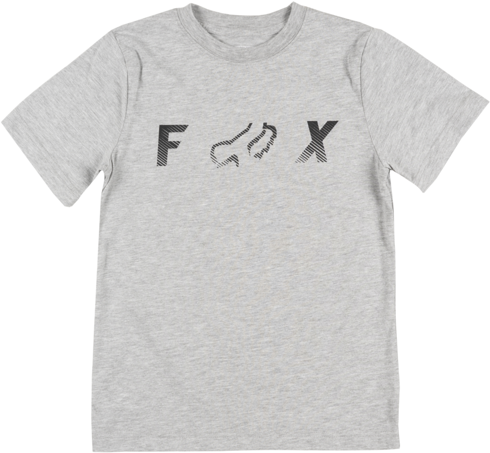 Boys Fox Racing Logo Tee Youth Kids T-shirt Moto Bmx (1024x946), Png Download