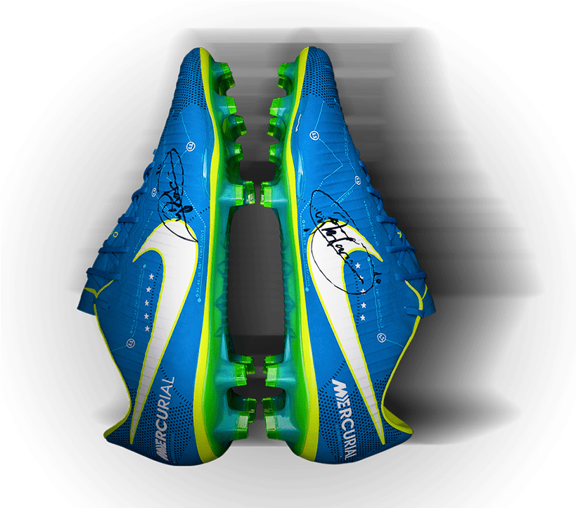 Get A Pair Of Boots Signed By Neymar Jr - Illustration (1000x721), Png Download