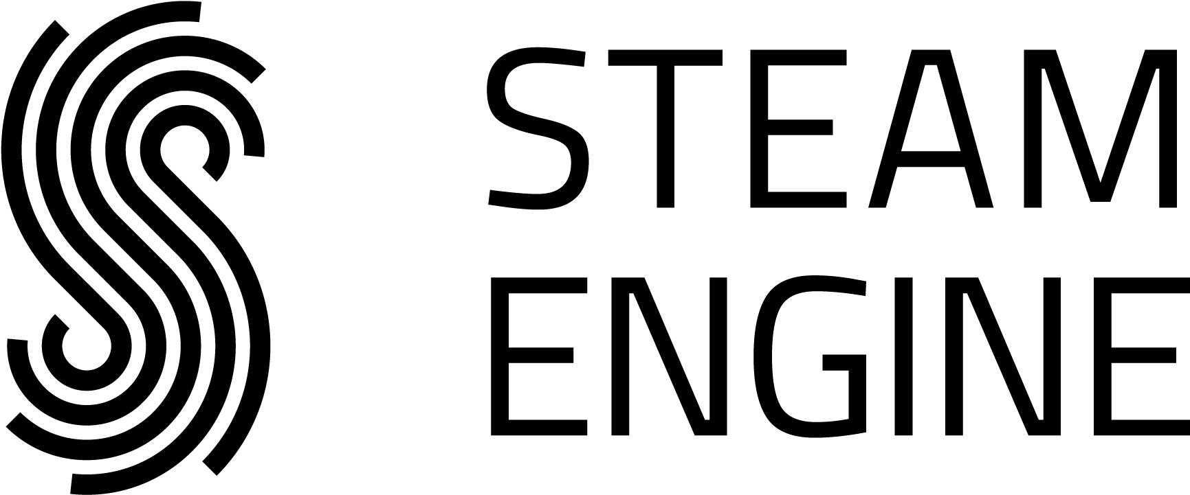 Steam Engine Mark - Al Jaber Engineering Logo (2401x1047), Png Download